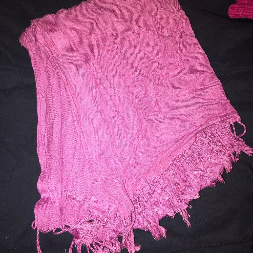 Ashley Cooper magenta scarf